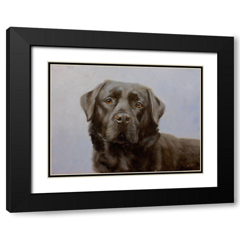 51 Black Modern Wood Framed Art Print with Double Matting by Silver, John