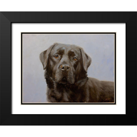 51 Black Modern Wood Framed Art Print with Double Matting by Silver, John