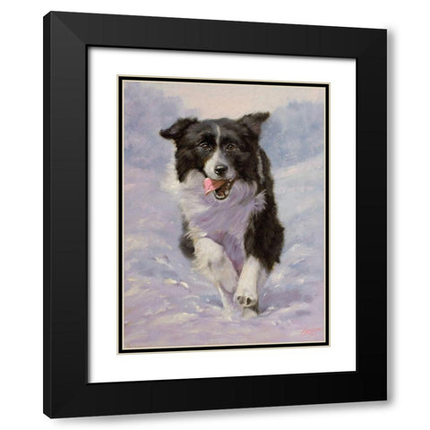 53 Black Modern Wood Framed Art Print with Double Matting by Silver, John