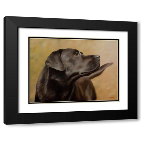 59 Black Modern Wood Framed Art Print with Double Matting by Silver, John