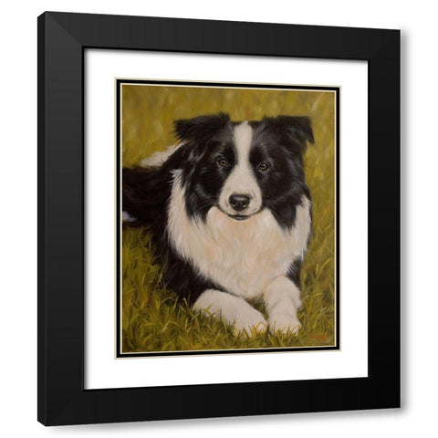 101 Black Modern Wood Framed Art Print with Double Matting by Silver, John