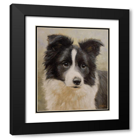 105 Black Modern Wood Framed Art Print with Double Matting by Silver, John