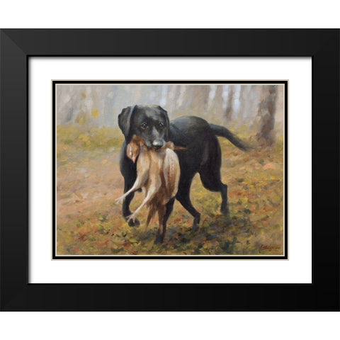 173 Black Modern Wood Framed Art Print with Double Matting by Silver, John