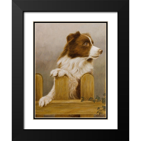 220 Black Modern Wood Framed Art Print with Double Matting by Silver, John