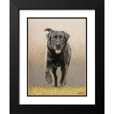 234 Black Modern Wood Framed Art Print with Double Matting by Silver, John