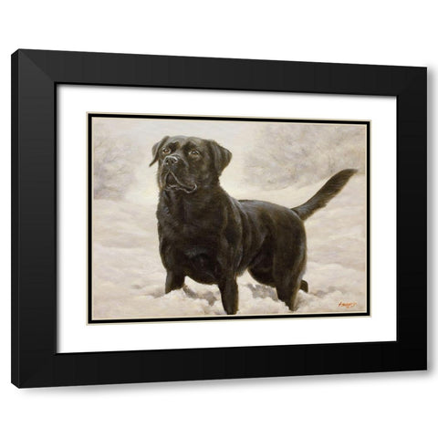 260 Black Modern Wood Framed Art Print with Double Matting by Silver, John