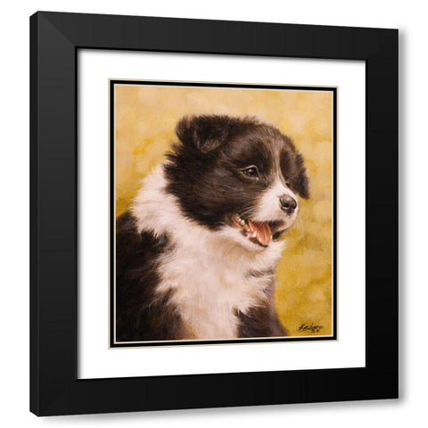 302 Black Modern Wood Framed Art Print with Double Matting by Silver, John