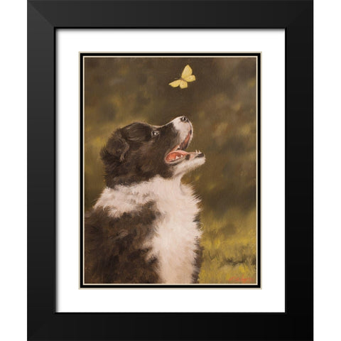 306 Black Modern Wood Framed Art Print with Double Matting by Silver, John