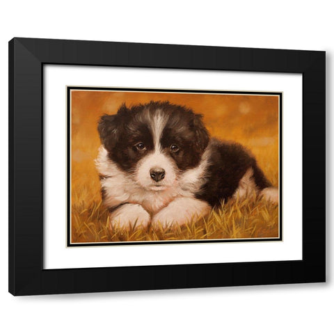 308 Black Modern Wood Framed Art Print with Double Matting by Silver, John