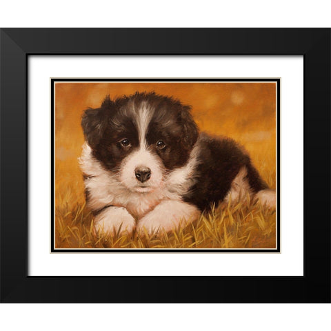 308 Black Modern Wood Framed Art Print with Double Matting by Silver, John