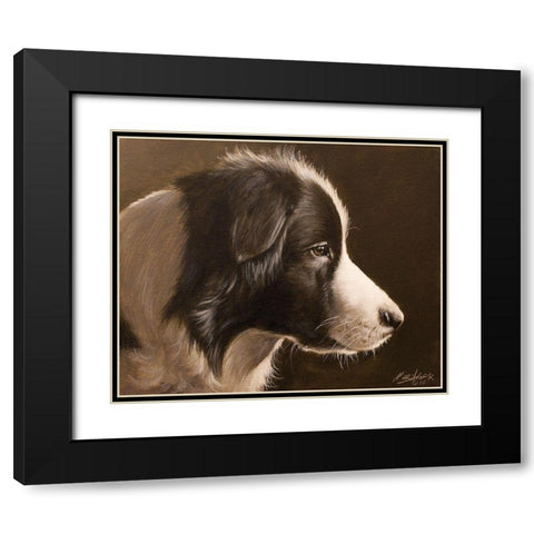 321 Black Modern Wood Framed Art Print with Double Matting by Silver, John