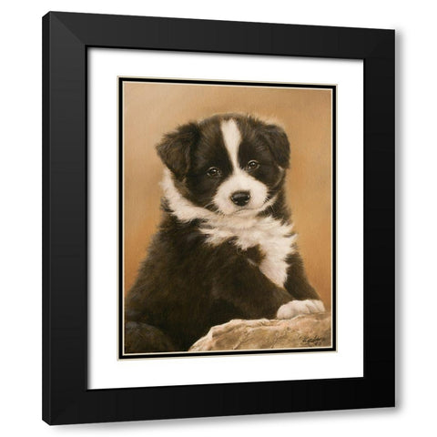 322 Black Modern Wood Framed Art Print with Double Matting by Silver, John