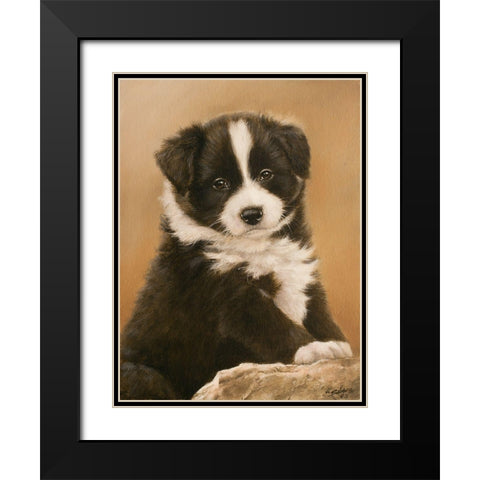 322 Black Modern Wood Framed Art Print with Double Matting by Silver, John