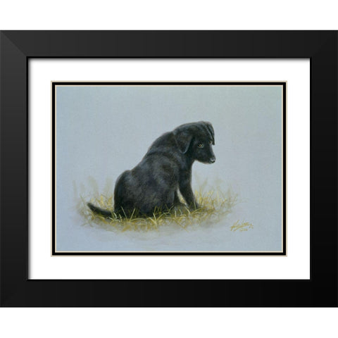 Jsm6-A Black Modern Wood Framed Art Print with Double Matting by Silver, John