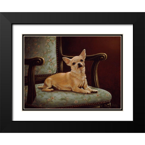 Jsm26-B Black Modern Wood Framed Art Print with Double Matting by Silver, John