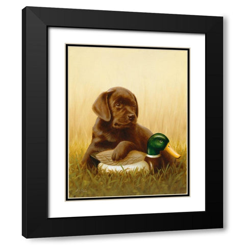 Jsm38-A Black Modern Wood Framed Art Print with Double Matting by Silver, John