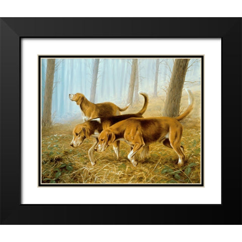 Jsm39-A Black Modern Wood Framed Art Print with Double Matting by Silver, John