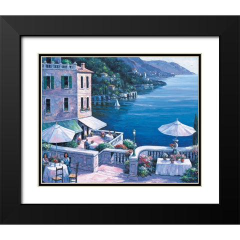 Timeless Splendor Black Modern Wood Framed Art Print with Double Matting by Zaccheo, John