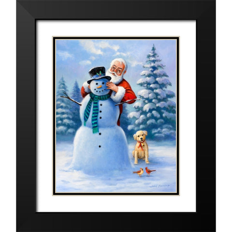 1 Black Modern Wood Framed Art Print with Double Matting by Zaccheo, John