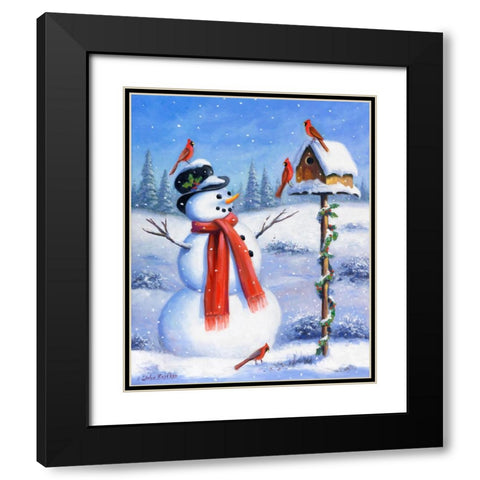 4 Black Modern Wood Framed Art Print with Double Matting by Zaccheo, John