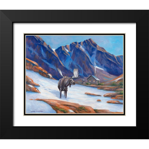 High in the Rockies Black Modern Wood Framed Art Print with Double Matting by Zaccheo, John