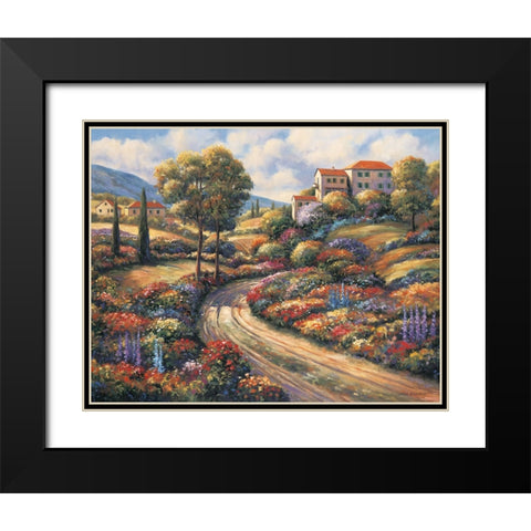 The Villa B Black Modern Wood Framed Art Print with Double Matting by Zaccheo, John
