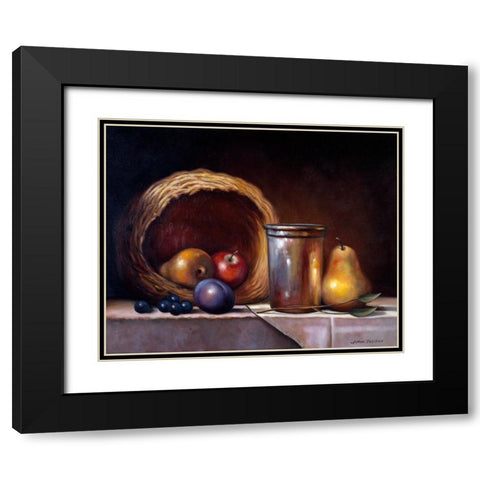 Still Life Symphony Black Modern Wood Framed Art Print with Double Matting by Zaccheo, John