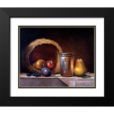 Still Life Symphony Black Modern Wood Framed Art Print with Double Matting by Zaccheo, John