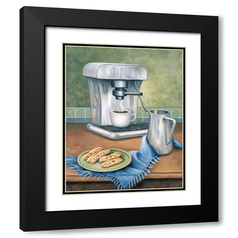 Za 2 Black Modern Wood Framed Art Print with Double Matting by Zaccheo, John