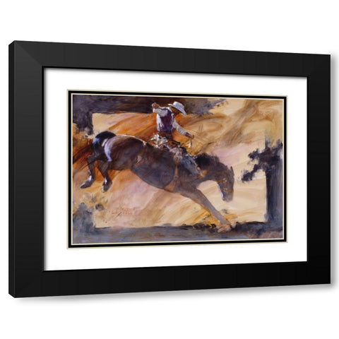 Rusty Black Modern Wood Framed Art Print with Double Matting by Knauf, J.E.