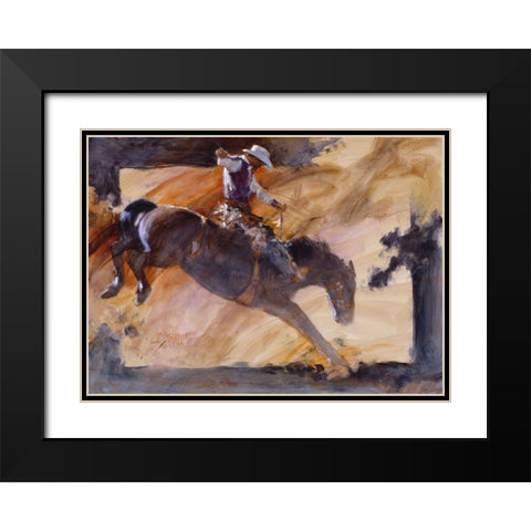 Rusty Black Modern Wood Framed Art Print with Double Matting by Knauf, J.E.