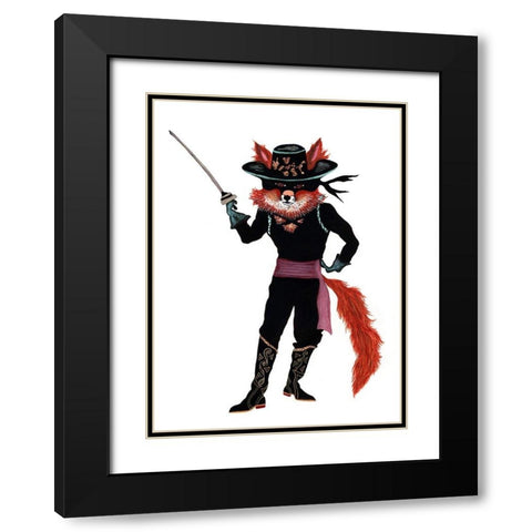 Don Fernando Black Modern Wood Framed Art Print with Double Matting by Kwerki Studios