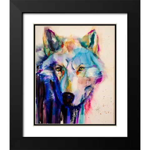 Hauntingly Majestic Black Modern Wood Framed Art Print with Double Matting by Art by Leslie Franklin
