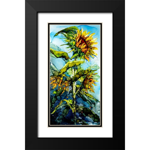 Rise To The Occasion Black Modern Wood Framed Art Print with Double Matting by Art by Leslie Franklin