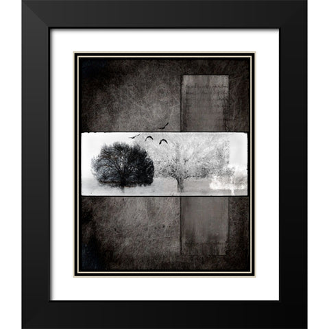 Black Tree 1 Black Modern Wood Framed Art Print with Double Matting by LightBoxJournal
