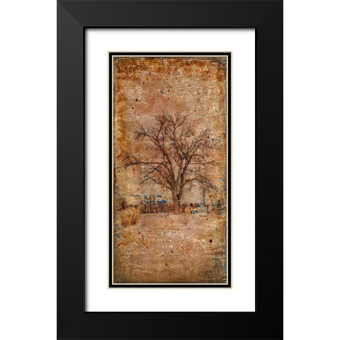 Autumn Tree Duo Black Modern Wood Framed Art Print with Double Matting by LightBoxJournal