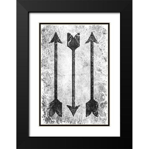 Arrow 2 Black Modern Wood Framed Art Print with Double Matting by LightBoxJournal