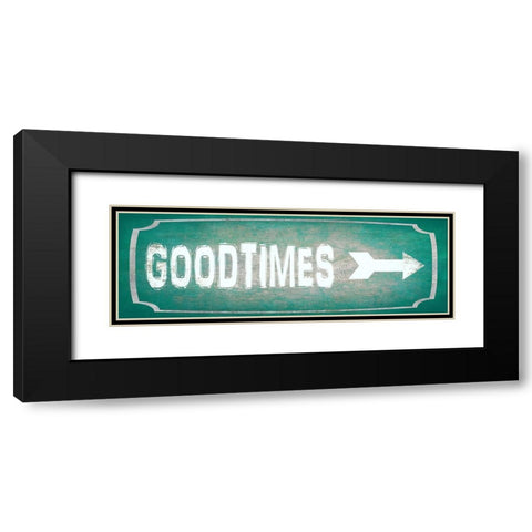 Good Times Black Modern Wood Framed Art Print with Double Matting by LightBoxJournal
