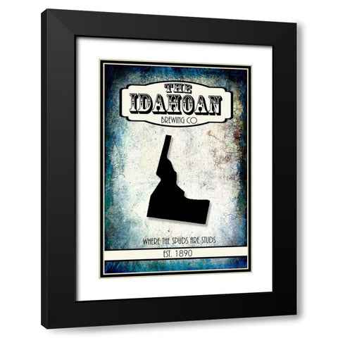 States Brewing Co_layers Black Modern Wood Framed Art Print with Double Matting by LightBoxJournal