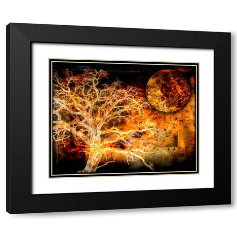 A Ravens World Black Modern Wood Framed Art Print with Double Matting by LightBoxJournal