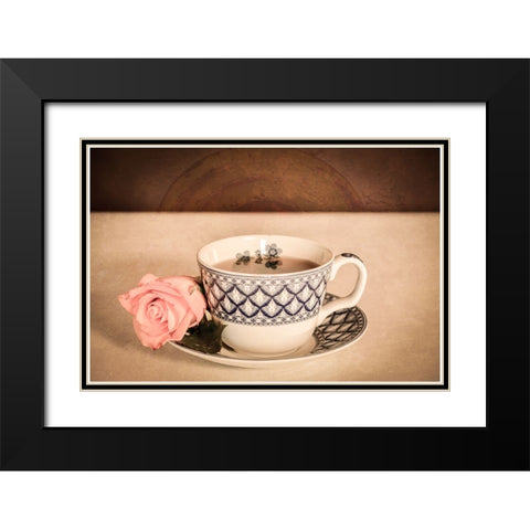 High Tea 1 Black Modern Wood Framed Art Print with Double Matting by LightBoxJournal