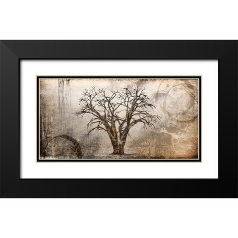 Cottonwood Tree Part 07 Black Modern Wood Framed Art Print with Double Matting by LightBoxJournal