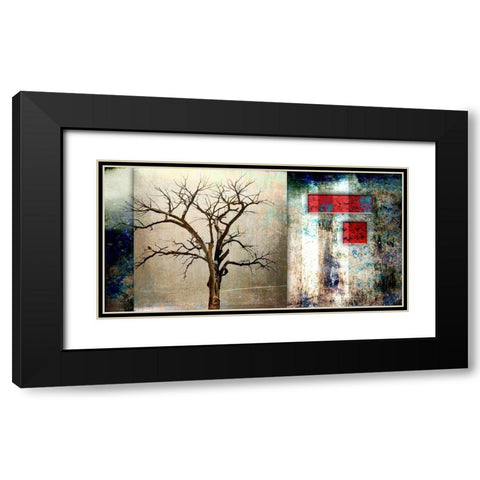 Cottonwood Tree Part 12 Black Modern Wood Framed Art Print with Double Matting by LightBoxJournal