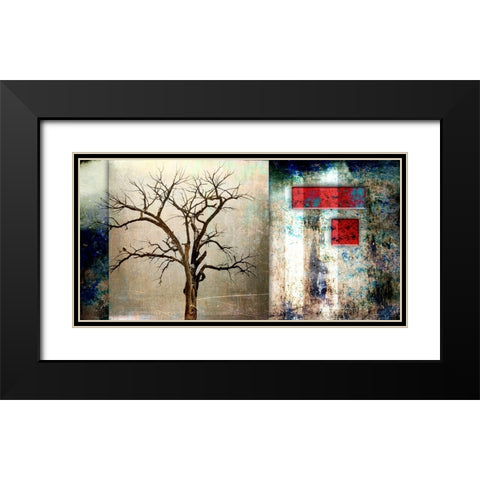 Cottonwood Tree Part 12 Black Modern Wood Framed Art Print with Double Matting by LightBoxJournal