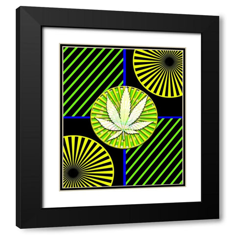 Pot 5 Black Light Black Modern Wood Framed Art Print with Double Matting by LightBoxJournal