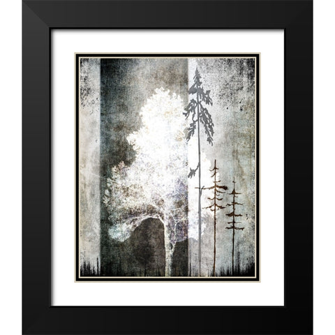 July Tree 2 Black Modern Wood Framed Art Print with Double Matting by LightBoxJournal
