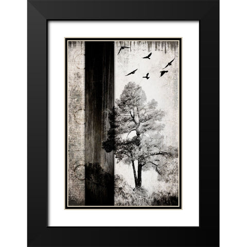 July Tree 11 Black Modern Wood Framed Art Print with Double Matting by LightBoxJournal