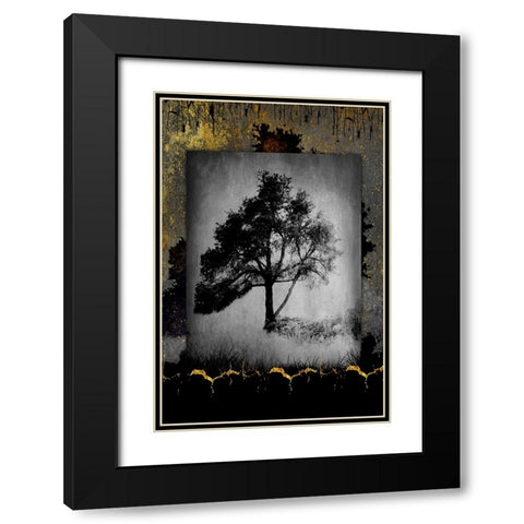 July Tree 6 Black Modern Wood Framed Art Print with Double Matting by LightBoxJournal