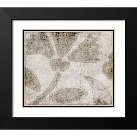 Decortive Pattern 5.2 Black Modern Wood Framed Art Print with Double Matting by LightBoxJournal