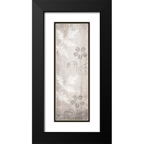 Decortive Pattern Wall Black Modern Wood Framed Art Print with Double Matting by LightBoxJournal
